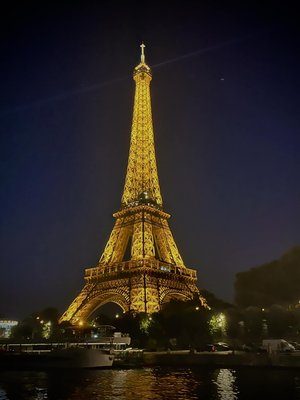 The Eiffel Tower at Dusk