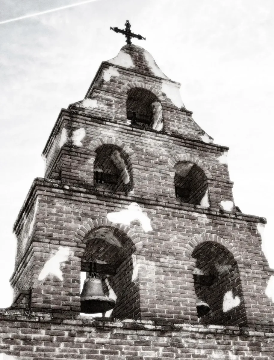 Black and White Mission Wall