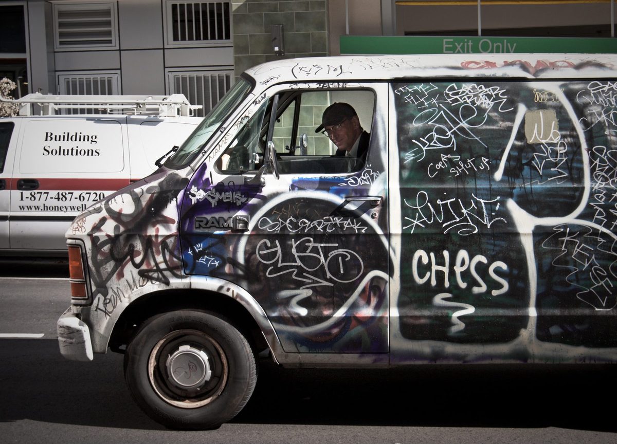 A Man In A Van