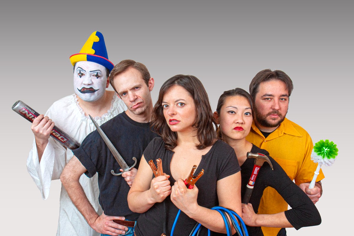 Cast press photo for Deathplay, Thunderbird Theatre Company, photographed and art directed by Dana Constance